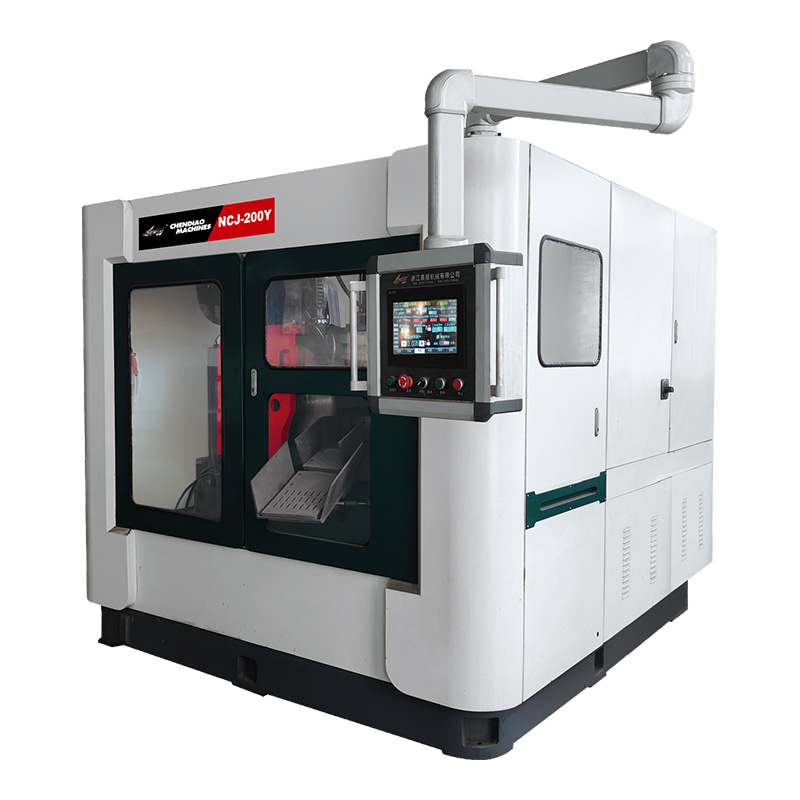 NCJ-200Y Máquina cortadora de barras y tubos totalmente automática de 100-200 mm Máquina de sierra circular de empuje plano de alta velocidad